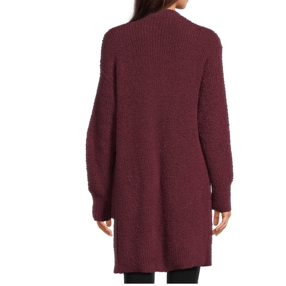 Eileen fisher red merlot cardigan duster cotton - Picture 2 of 2